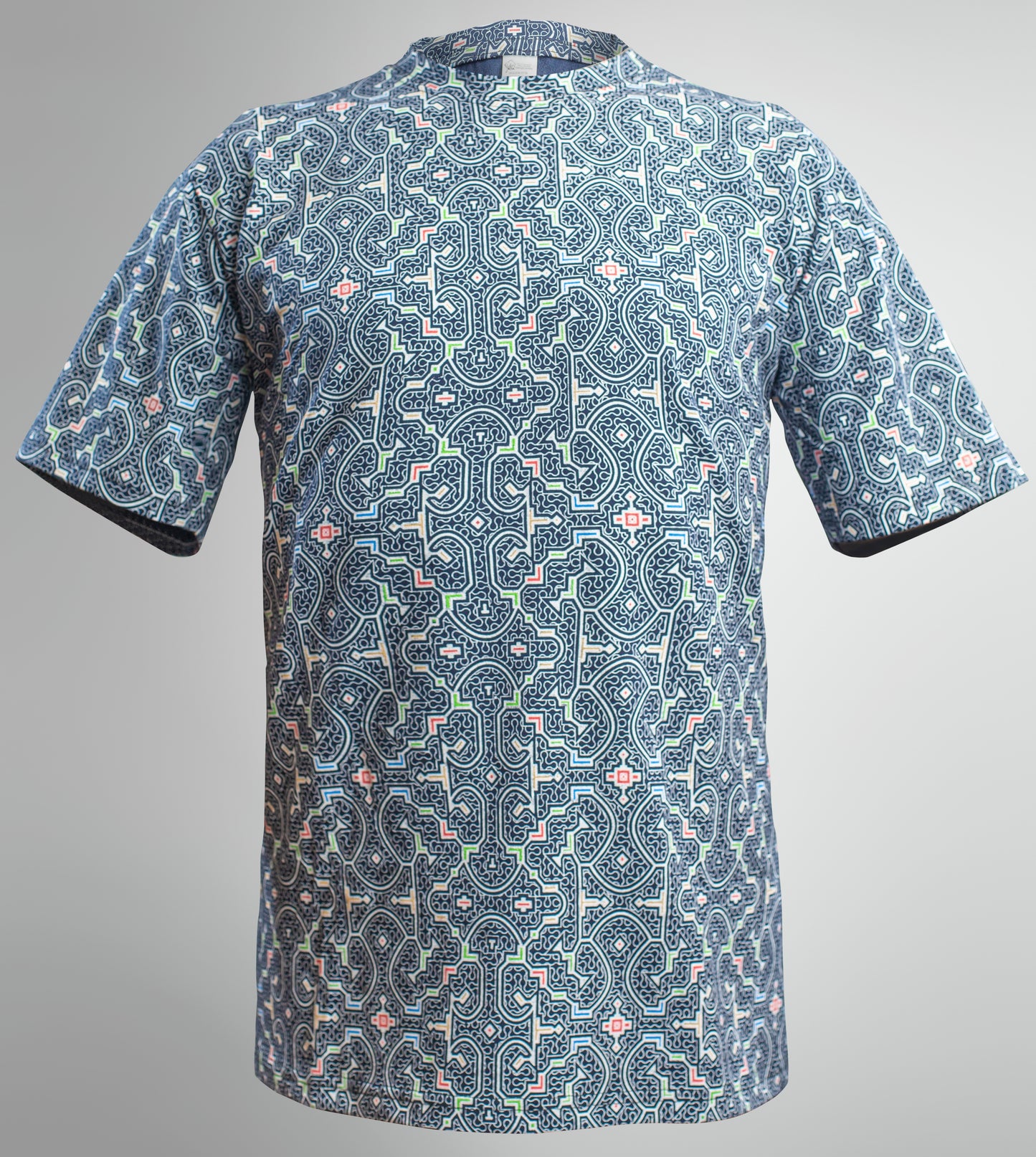 Shipibo Kené Shirts Blue