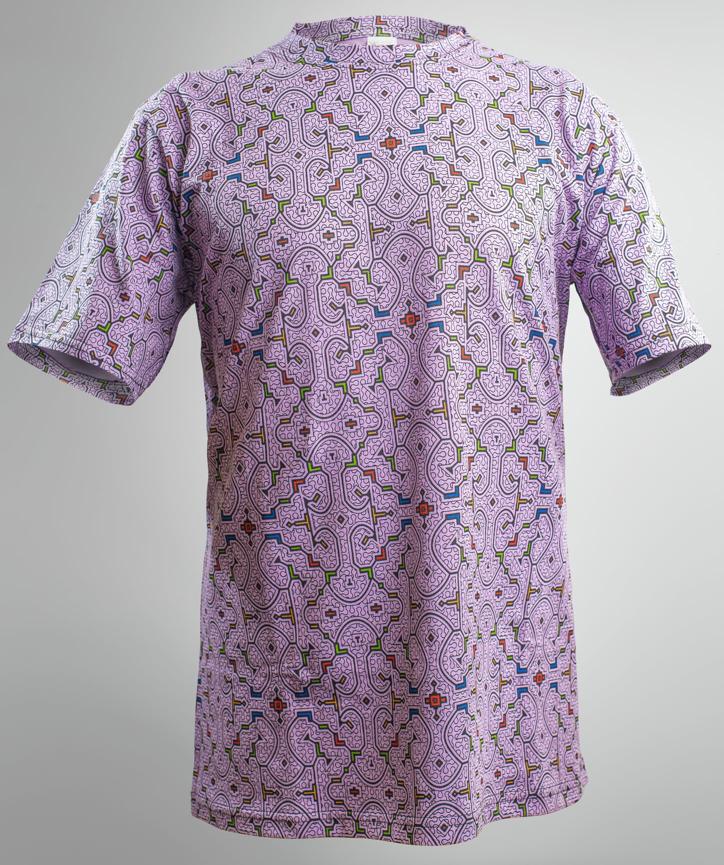 Shipibo Kené Shirt Purple