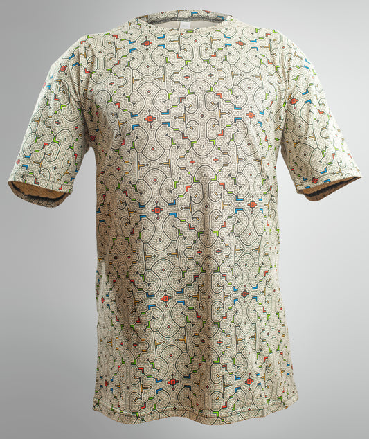 Shipibo Kené Shirt Brown