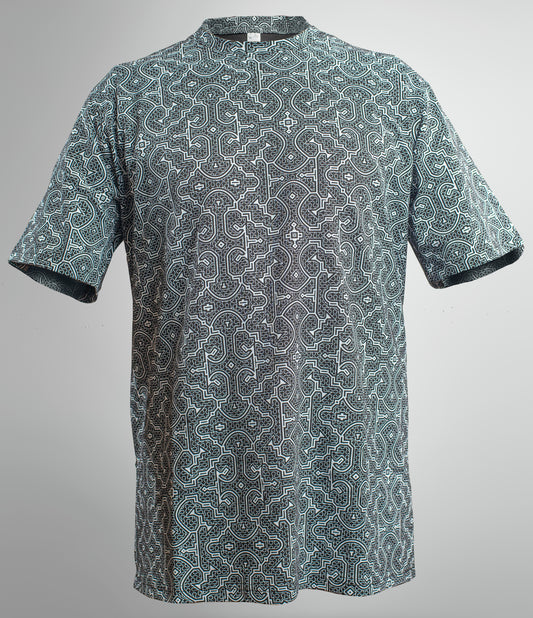Shipibo Kené Shirt Black&White