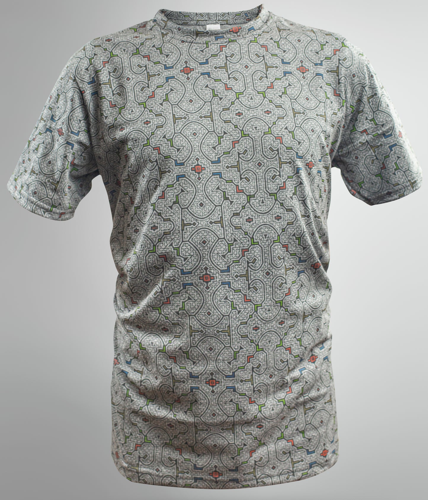 Shipibo Kené Shirt Dark Gray