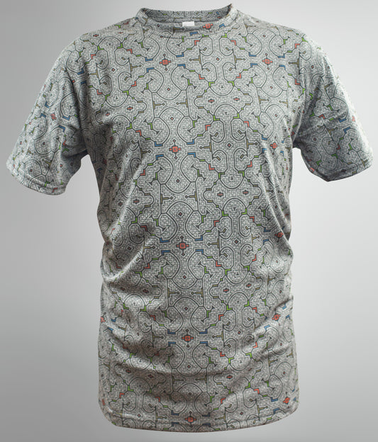 Shipibo Kené Shirt Dark Gray