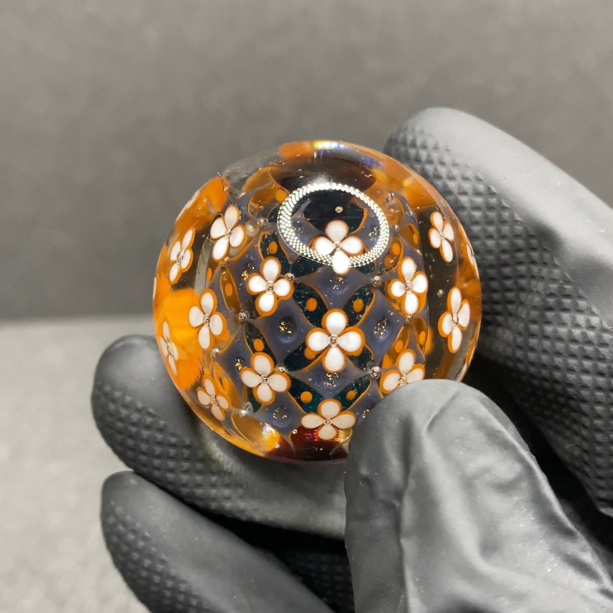 Tomoya Sakagami Flower & Cloisonne Marble 1.5”