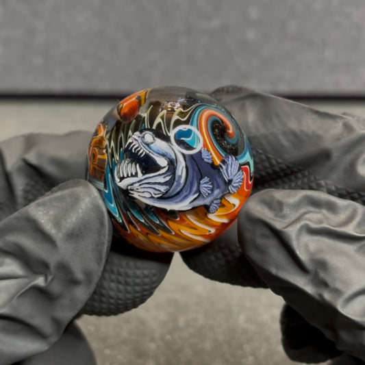 Stephen Boehme Angler Underwater Skull Slurper Marble 1.2” #3