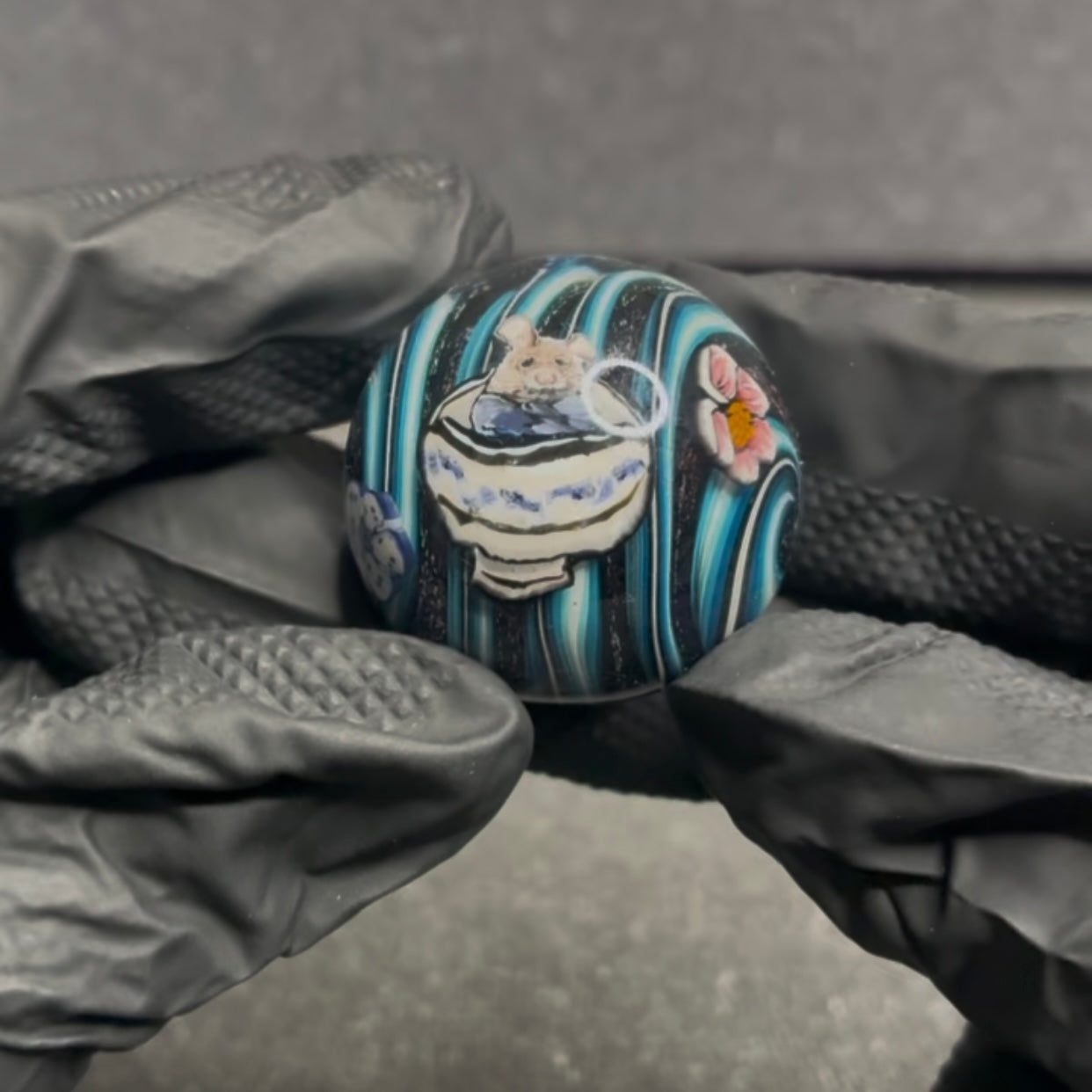 Stephen Boehme Mouse Marble 1.2” #18