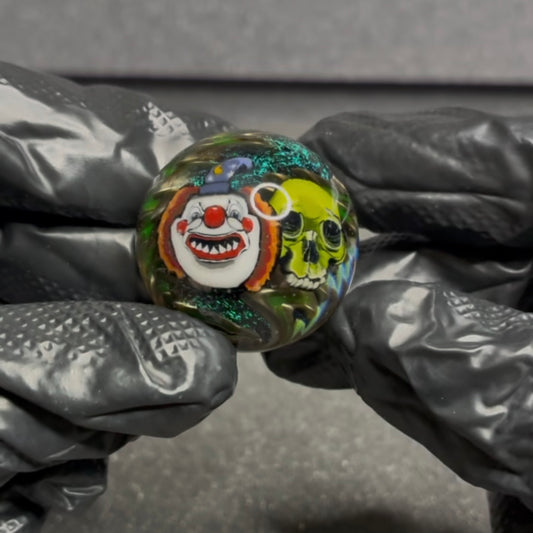 Stephen Boehme Clown Skull Marble 1.2 #46