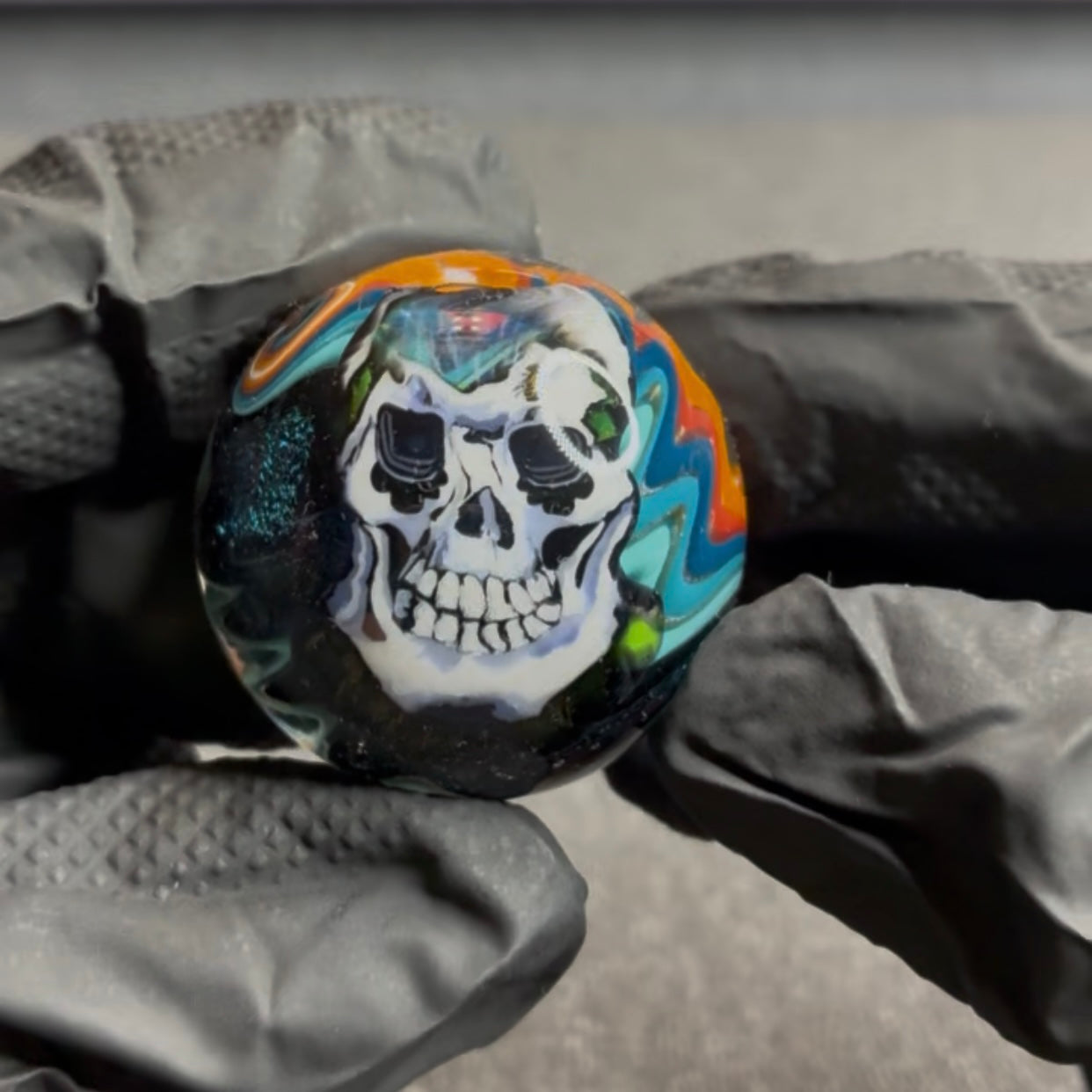 Stephen Boehme X Robert Koch Honeycomb Skull Marble 1.2 #13