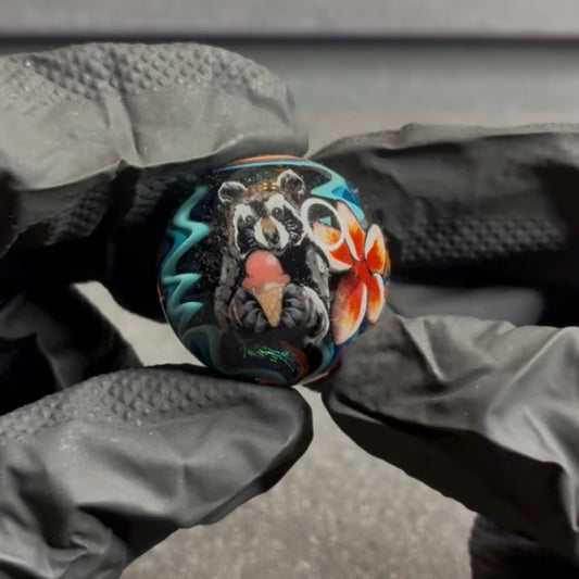 Stephen Boehme X Ian Michael Trashcan Raccoon Marble 1.2 #20