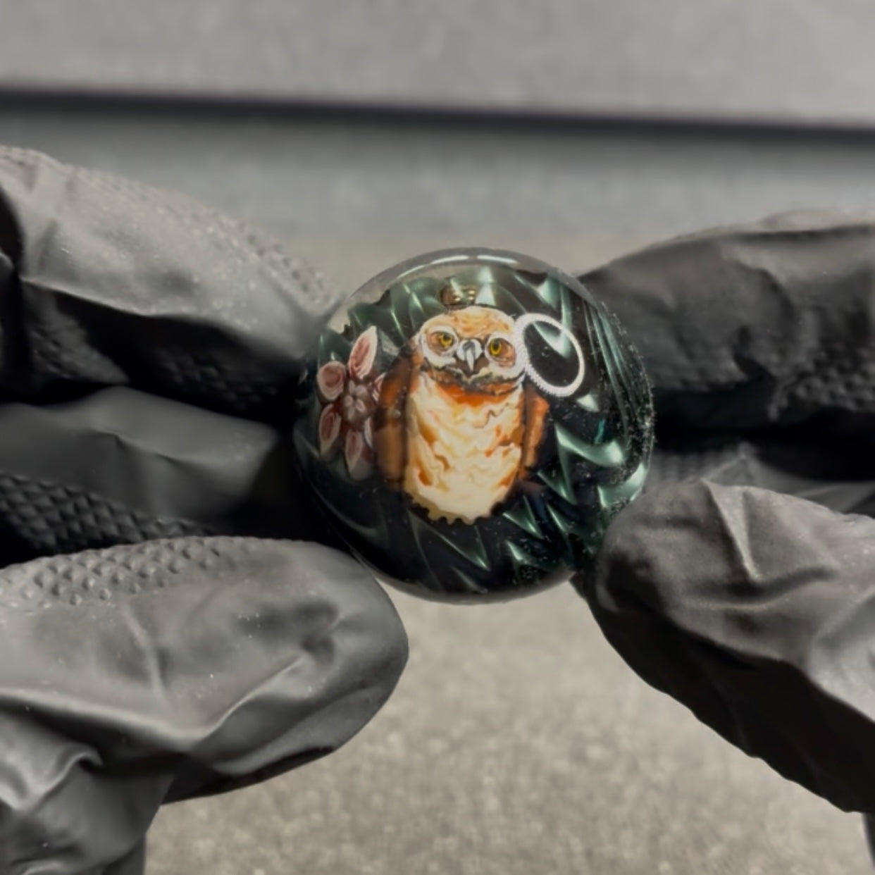 Stephen Boehme Burrowing Owl Marble 1.2 #32