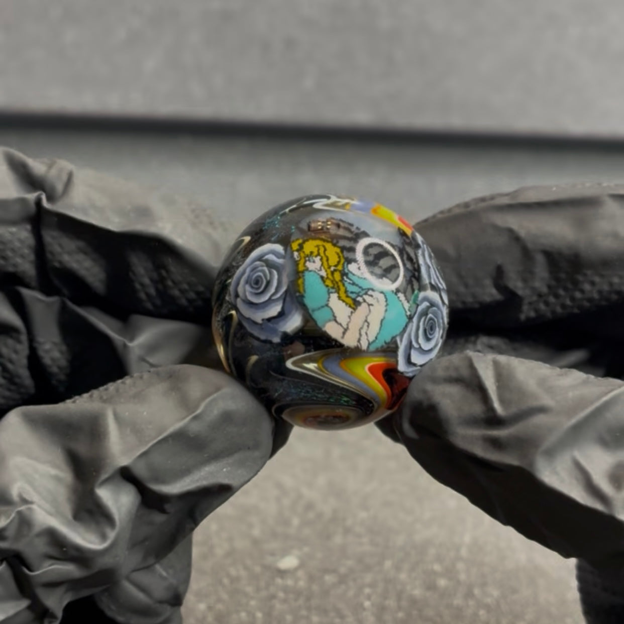 Stephen Boehme X Zot Glass Alice in Wonderland Marble 1.2 #35