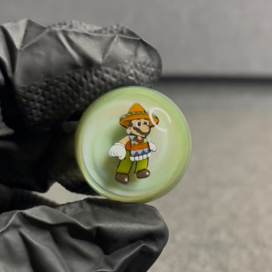 MicrosWorkshop Pancho Mario Slurper Marble 1” #21A