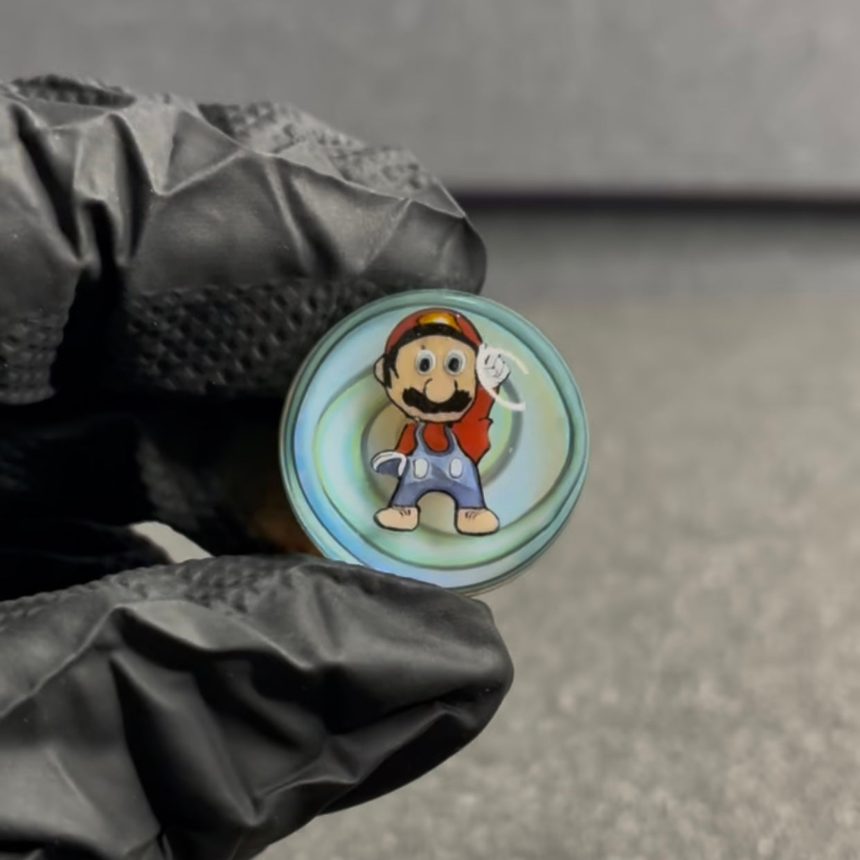 MicrosWorkshop Peace Out Mario Slurper Marble 1” #24A