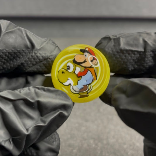 MicrosWorkshop Mario Riding Yoshi Marble 1” #30A