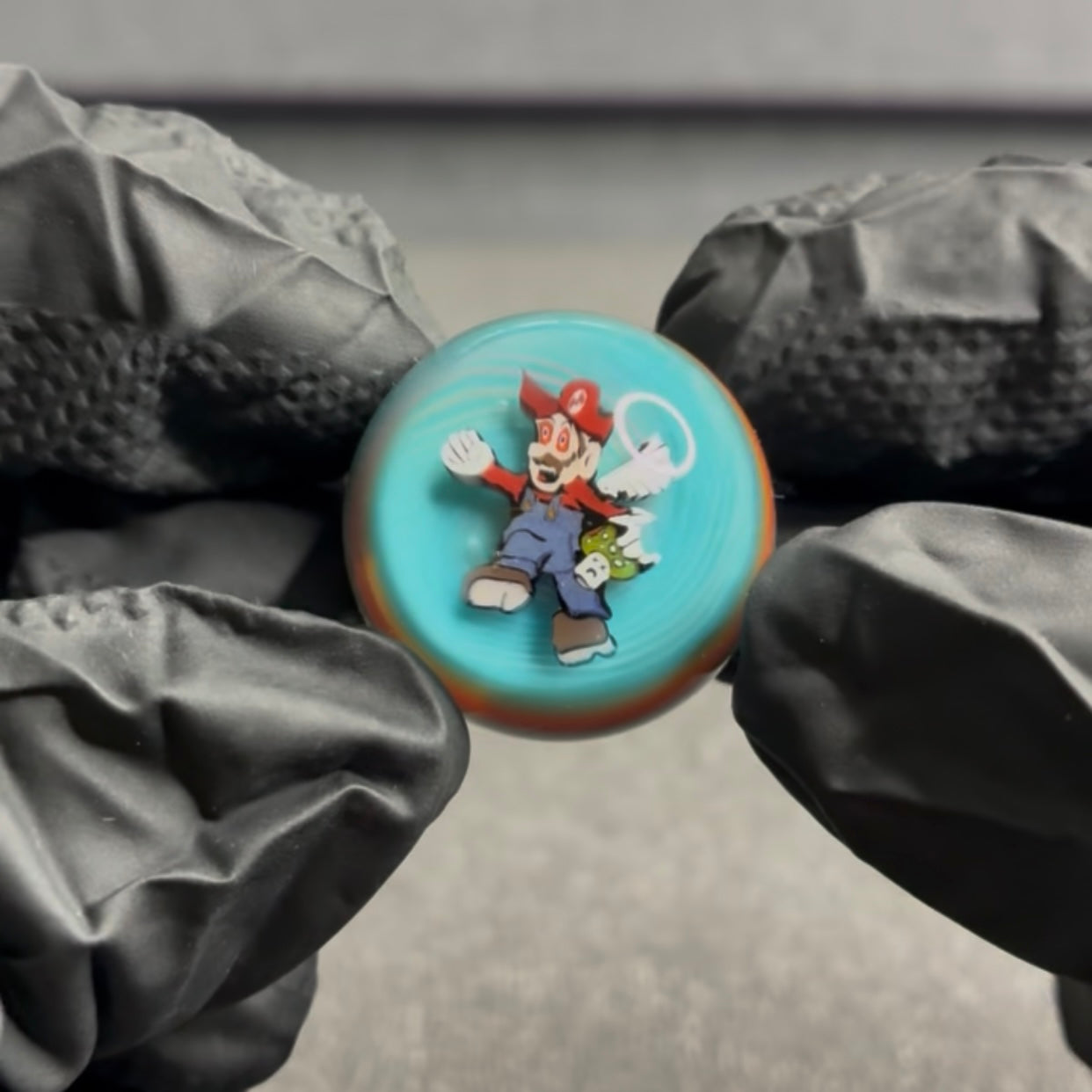 MicrosWorkshop Tripping Mario Marble 1” #38A