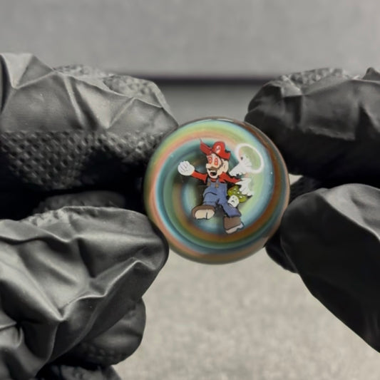 MicrosWorkshop Tripping Mario Marble 1” #42A