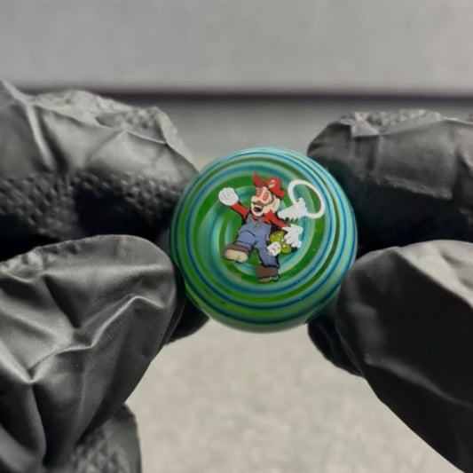 MicrosWorkshop Tripping Mario Marble 1” #46A