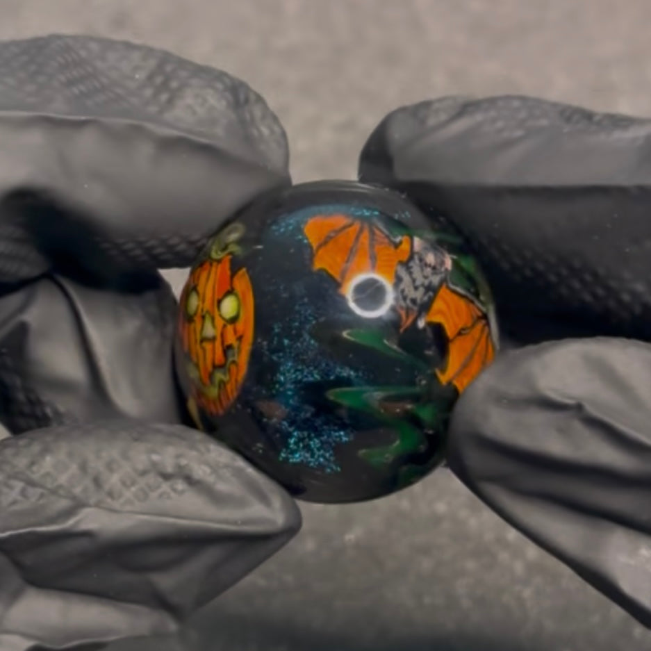 Stephen Boehme Halloween Bat Marble 1.2 #19