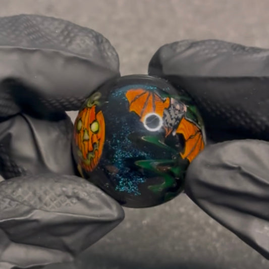 Stephen Boehme Halloween Bat Marble 1.2 #19