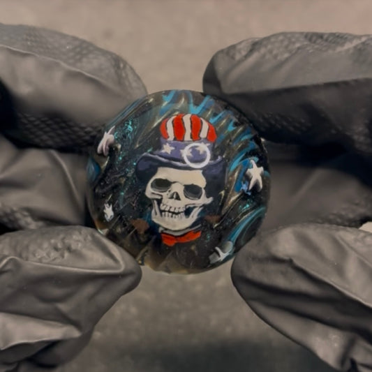 Stephen Boehme American Skull Marble 1.2 #20