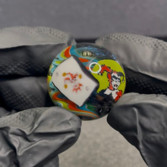 Stephen Boehme X Zot Glass Joker Marble 1.2 #22