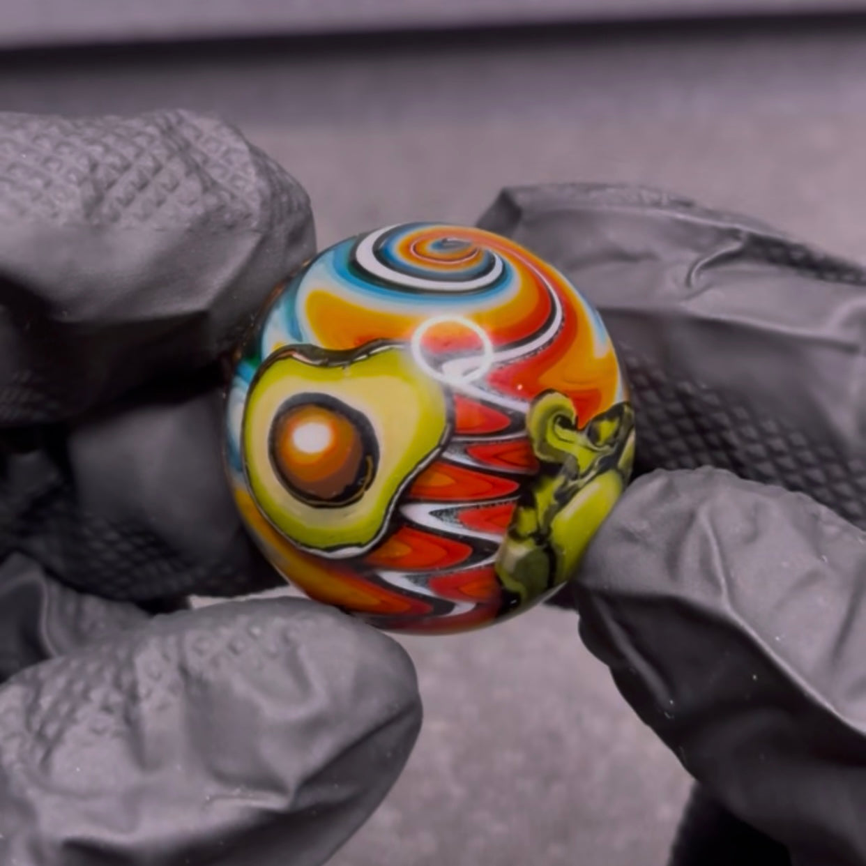 Stephen Boehme Avocado Bell Pepper Cherry Marble 1.2" #45C