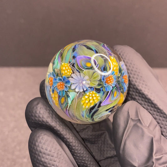 Elena Hernburg Murrine Flower Marble 1.6”