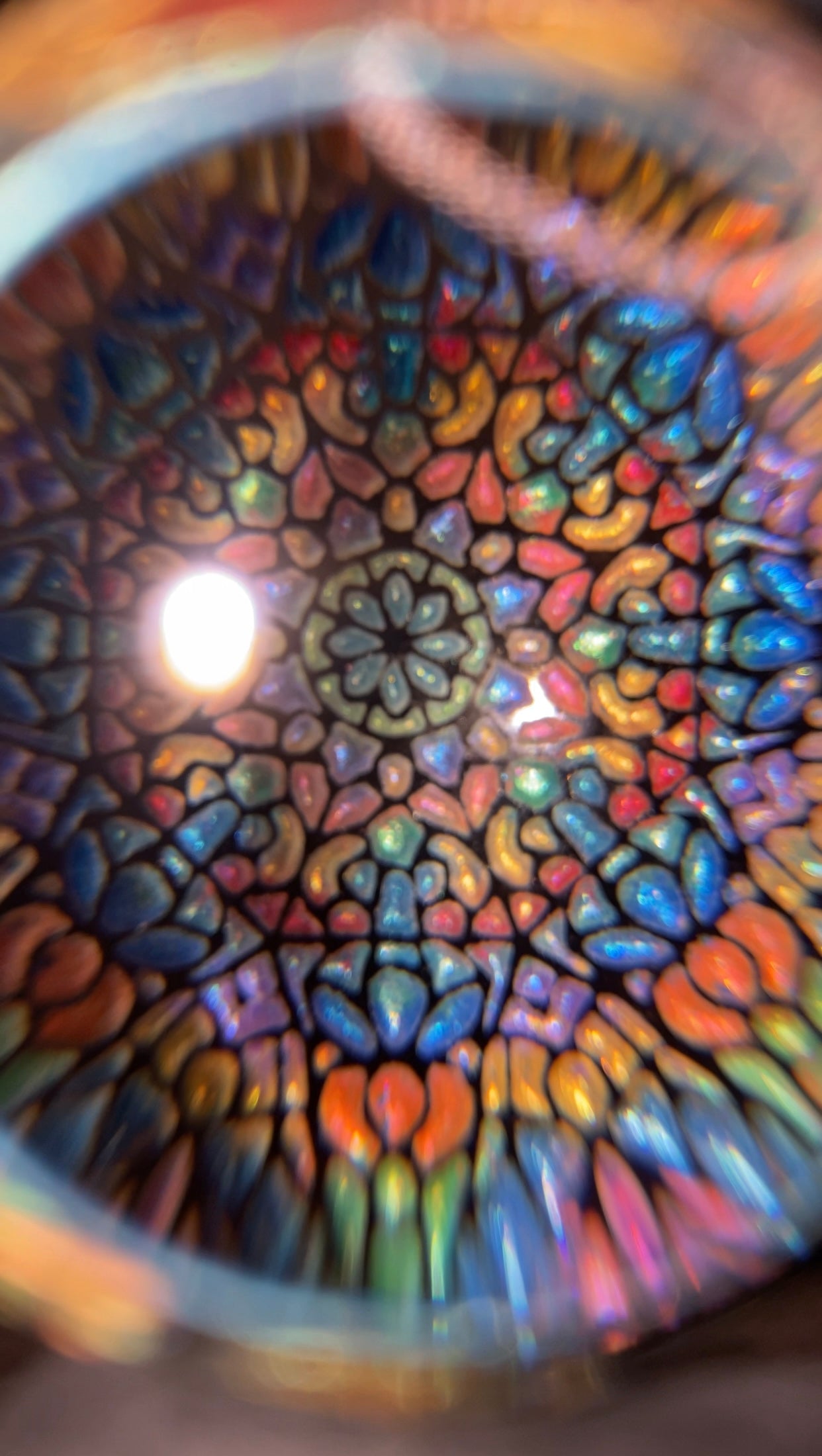 Masataka Joei Nishikigoi Koi & Kabuto Helmet Kaleidoscope Marble 1.49”