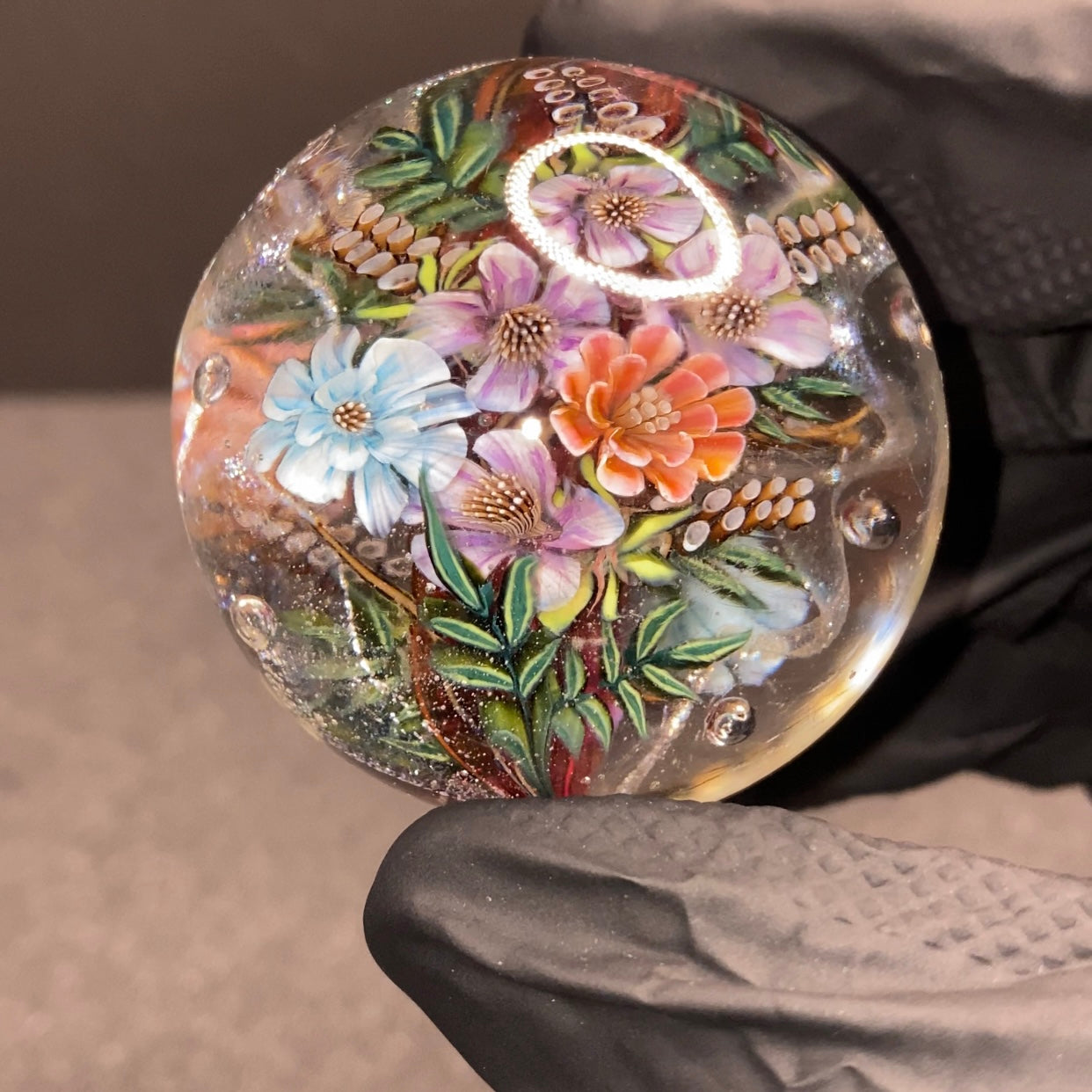 Elena Hernburg Flower Murrine Marble 1.89”