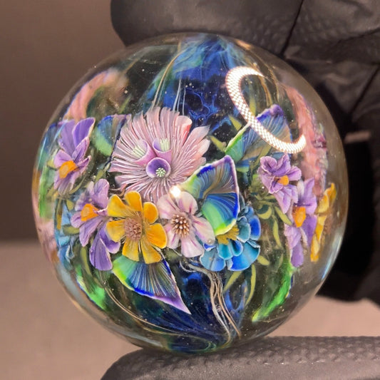 Elena Hernburg Flower Murrine Marble 1.93”