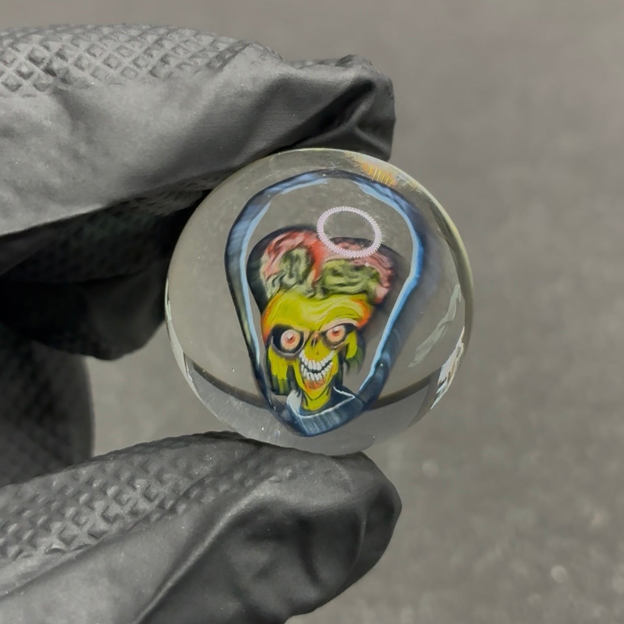 Rocko Belloso X Stephen Boehme Mars Attacks Alien Marble 23mm