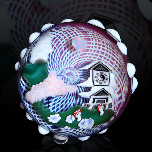 Piper Dan Daniel Benway Yesluga Ying Yang Castle Marble 2.25”