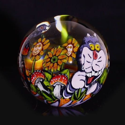 Stephen Boehme Cheshire Cat & Friends Marble 2.6”