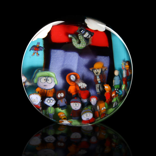Jayson Keys Murrine Scene Marble 1.91” 011