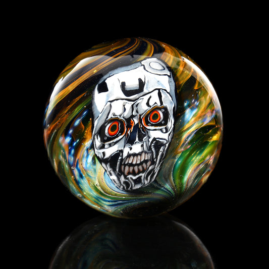 Stephen Boehme T-800 Terminator Marble 1.35”