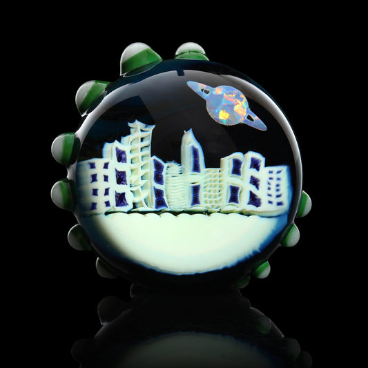 Piper Dan UV Ghost Town Marble 1.9” 016