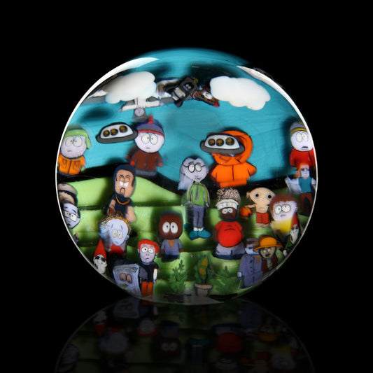 Jayson Keys Murrine Scene Marble 1.95” 008