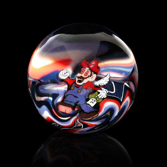 Stephen Boehme x Micros Workshop Psychedelic Mario Marble 1.4”