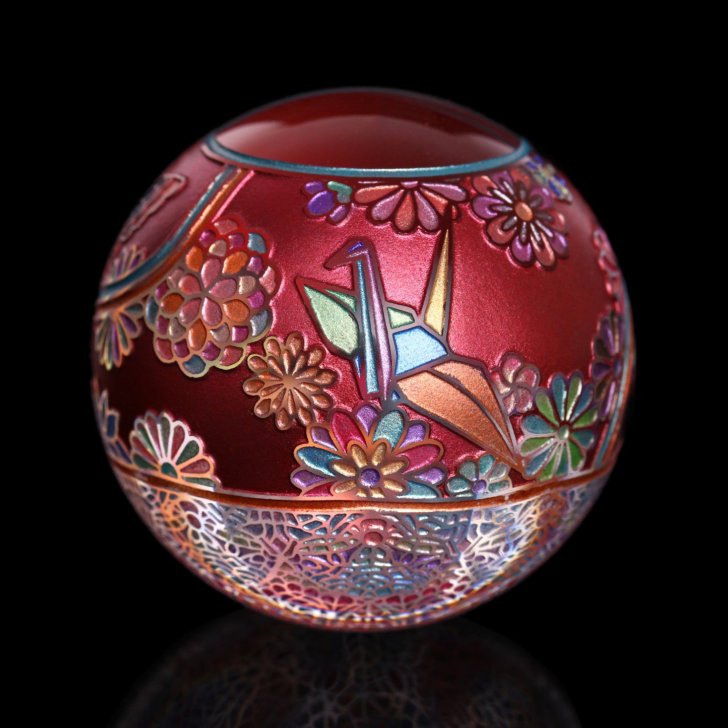Masataka Joei Origami Crane Marble 1.49”