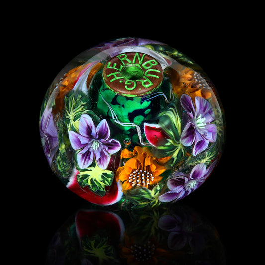 Elena Hernburg Flower Bead 1.28” x 1.05”