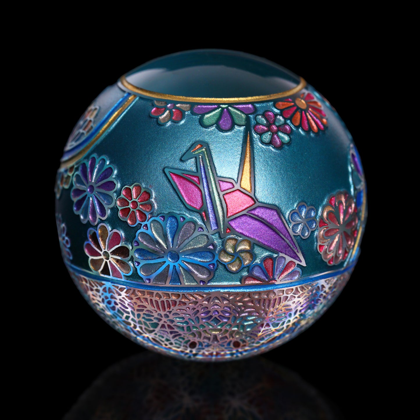 Masataka Joei Origami Crane Marble 1.49”