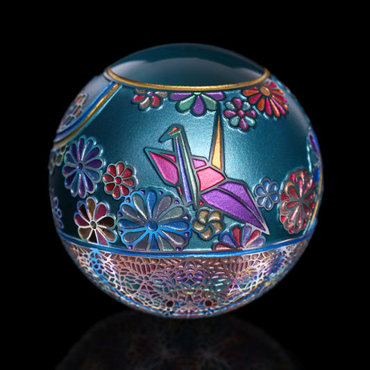 Masataka Joei Origami Crane Marble 1.49”