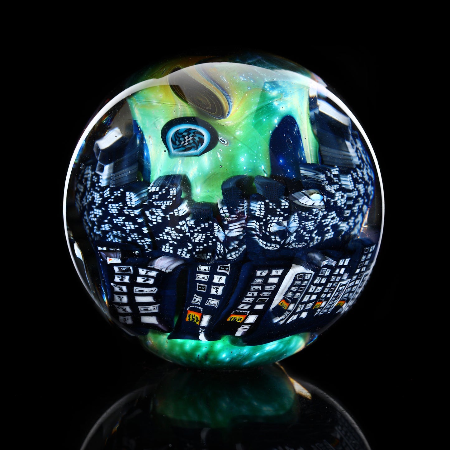 Nathan Miers x Daniel ‘Piper Dan’ Benway 360° Space City Marble 2” 017