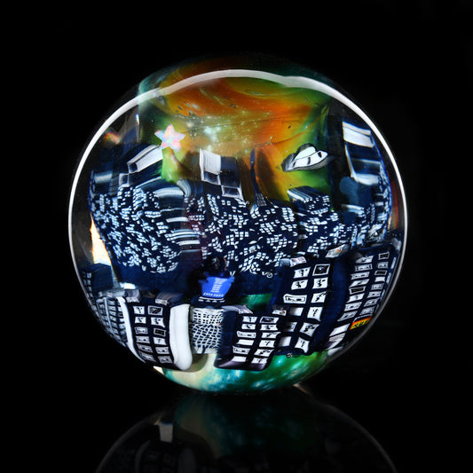 Nathan Miers x Daniel ‘Piper Dan’ Benway 360° Space City Marble 2” 017