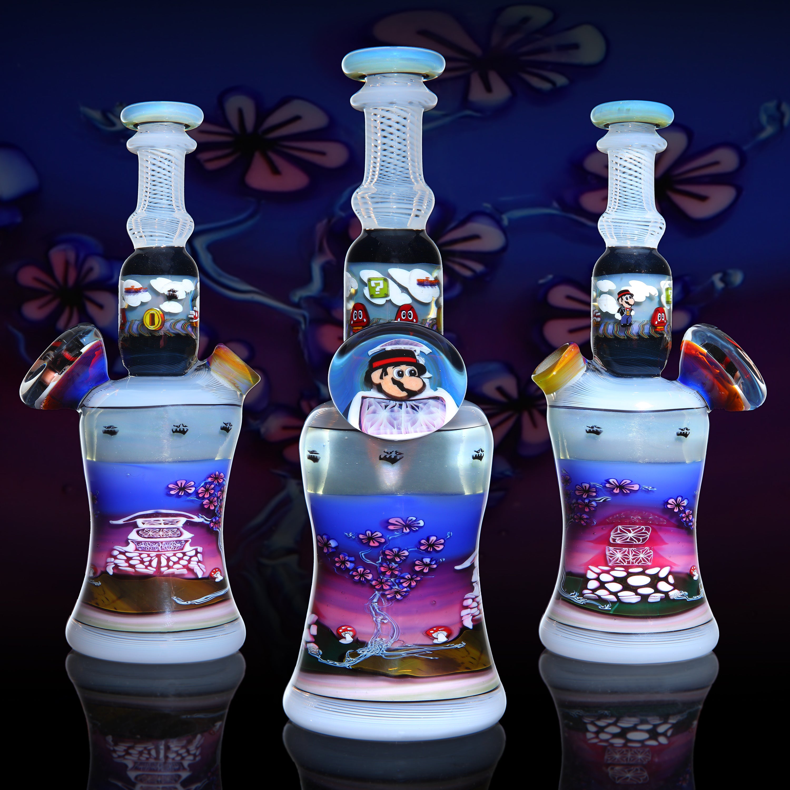 Micros Workshop X Piper Dan Asanoha Mario Scene Rig 10mm – That Glass ...