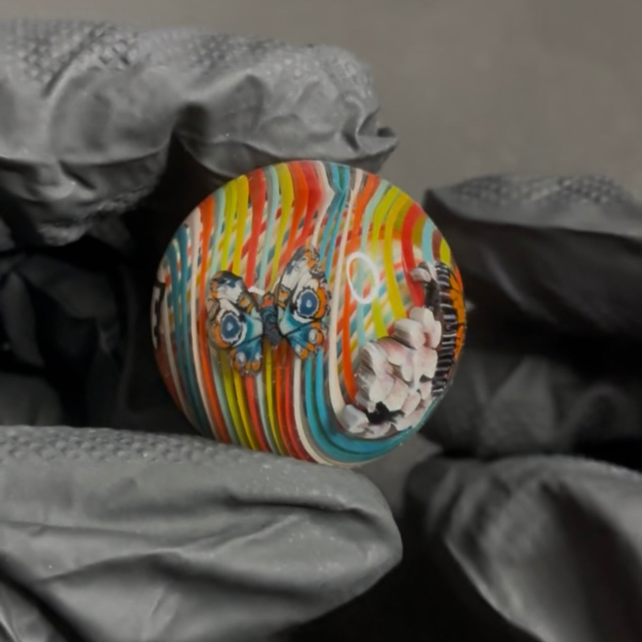 Stephen Boehme Butterfly Marble #75B 34mm