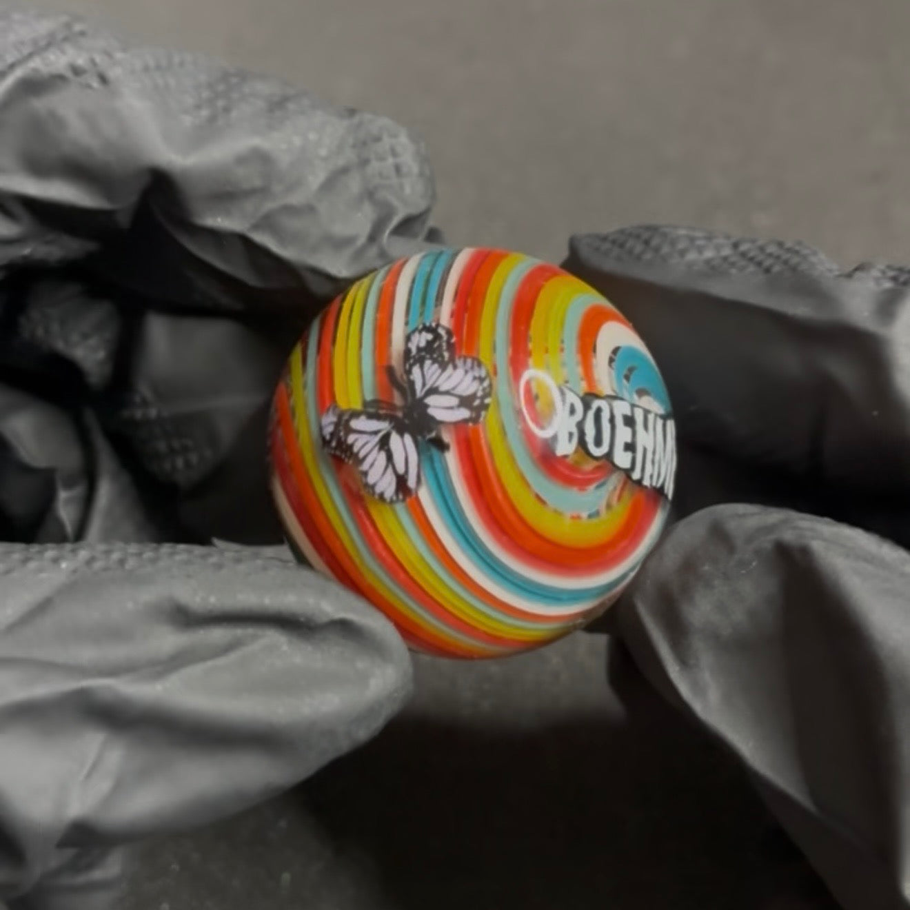 Stephen Boehme Butterfly Marble #75B 34mm