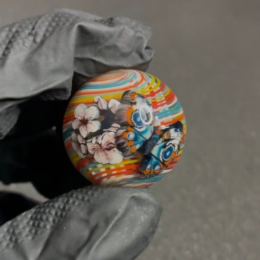 Stephen Boehme Butterfly Marble #71B 29mm