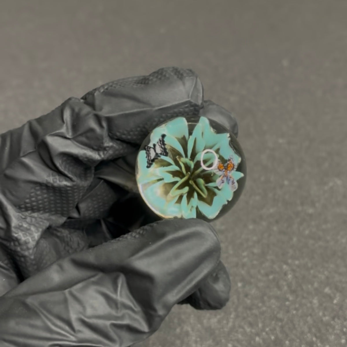 Modified Creations Flower Butterfly Marble 29mm-35mm #65F