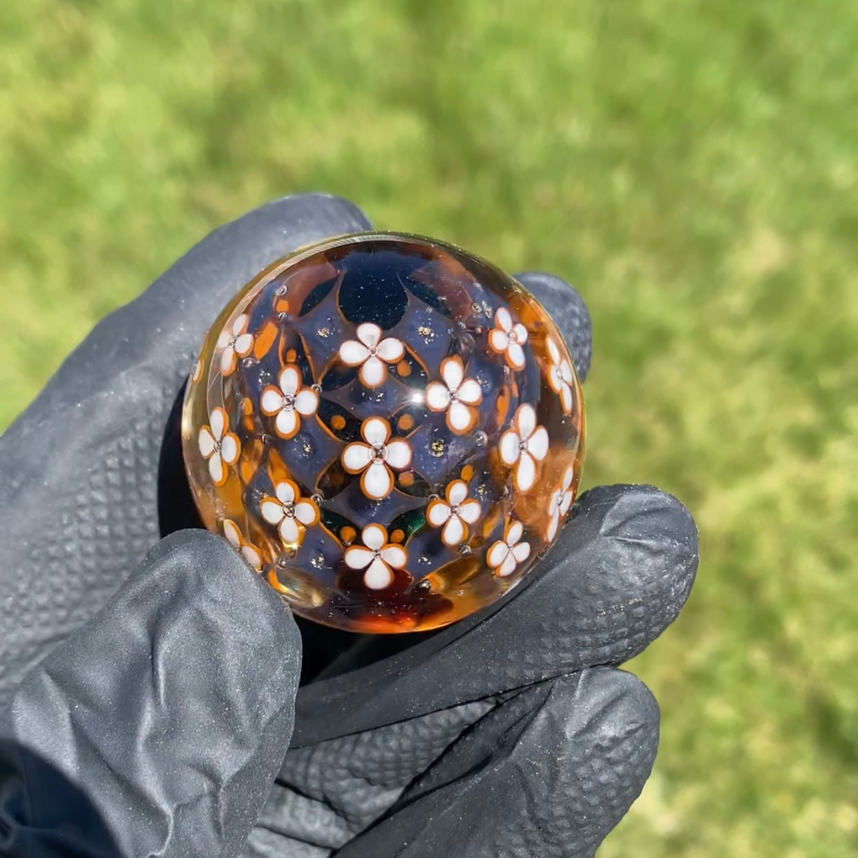 Tomoya Sakagami Flower & Cloisonne Marble 1.5”