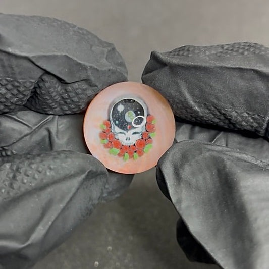 Keys X Dave Strobel Space Stealie Grateful Dead Marble 22mm